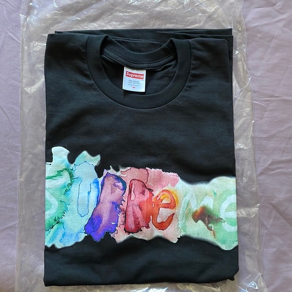 NWOT Supreme watercolor tee - Picture 2 of 6